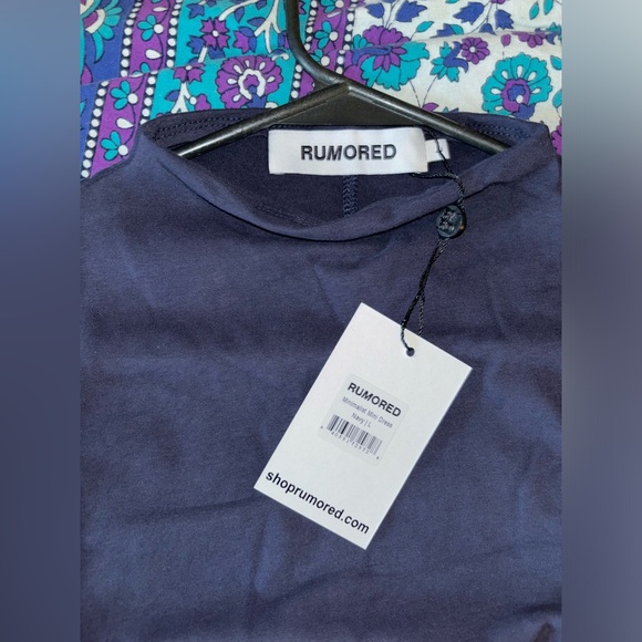 NWT Rumored Minimalist Mini Dress in Navy - Picture 4 of 7